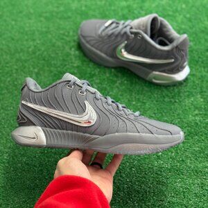 Nike LeBron 21 Low Mens Basketball Shoes Gray HF5353-001 NEW* Sz 8.5